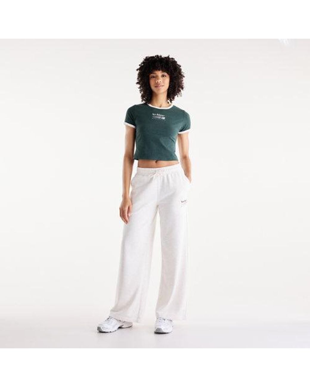 New Balance Blue Trackside Ringer T-Shirt