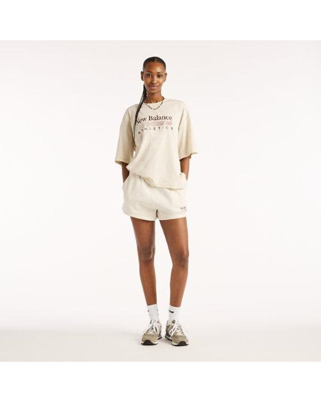 New Balance Natural Trackside Oversized T-Shirt