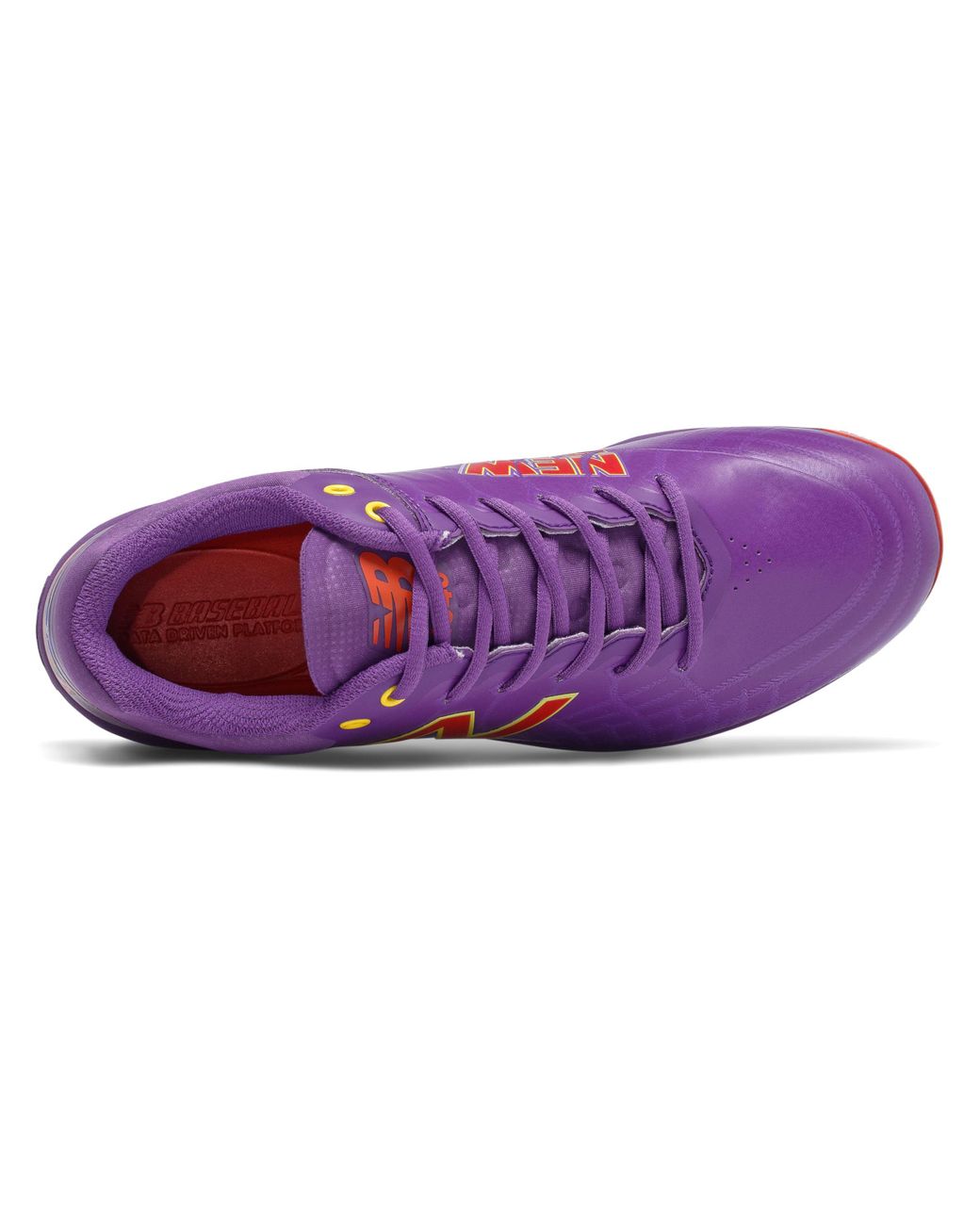 Purple new balance best sale cleats