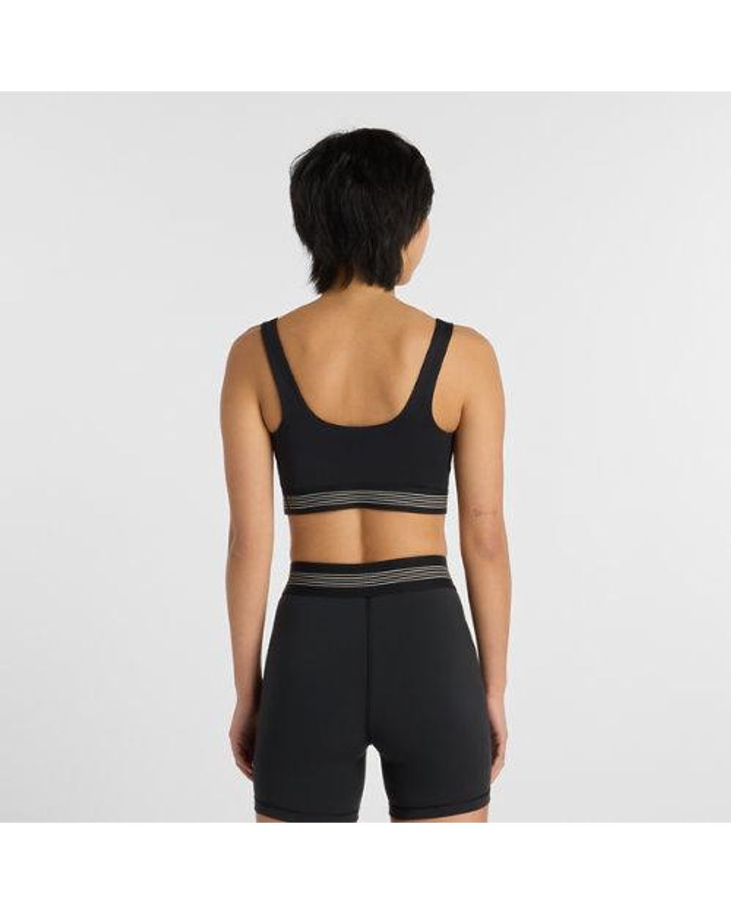 New Balance Ac Train Bra in het Black