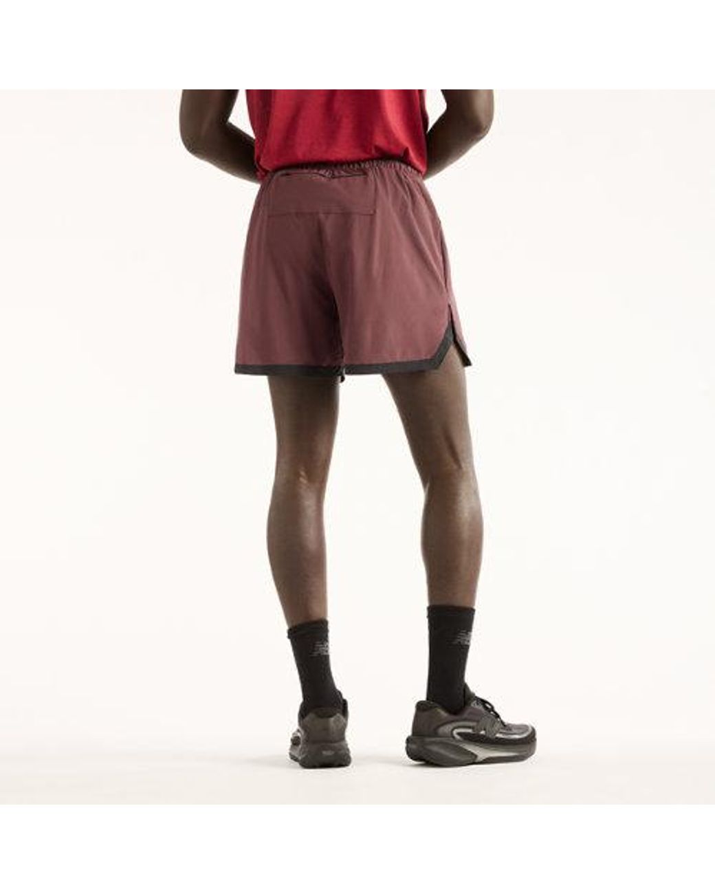 New Balance Red Rc Essential Short 5" for men