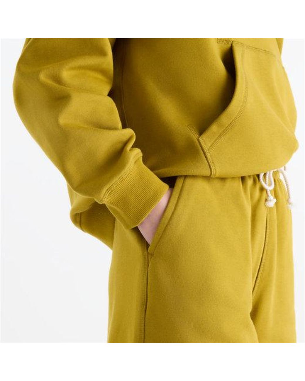 New Balance Yellow Athletics French Terry Short