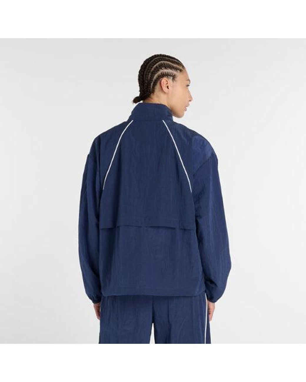 New Balance Blue Sport Legacy Track Jacket