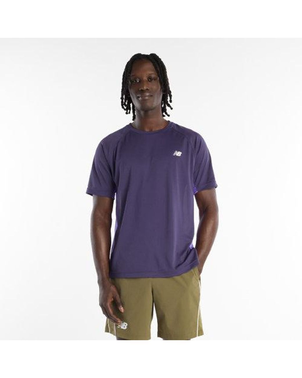 New Balance Purple Tournament Novelty Top for men