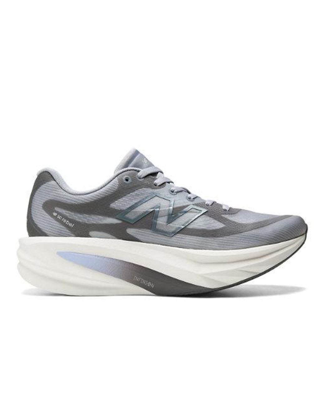 New Balance Gray Supercomp Rebel Running Shoes