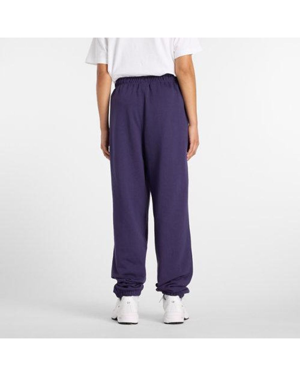 New Balance Purple Athletics French Terry Jogger