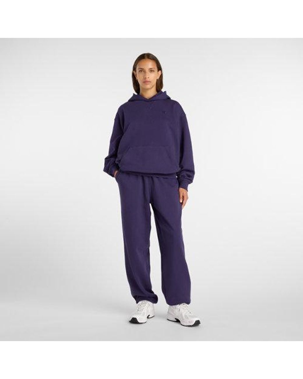 New Balance Purple Athletics French Terry Jogger