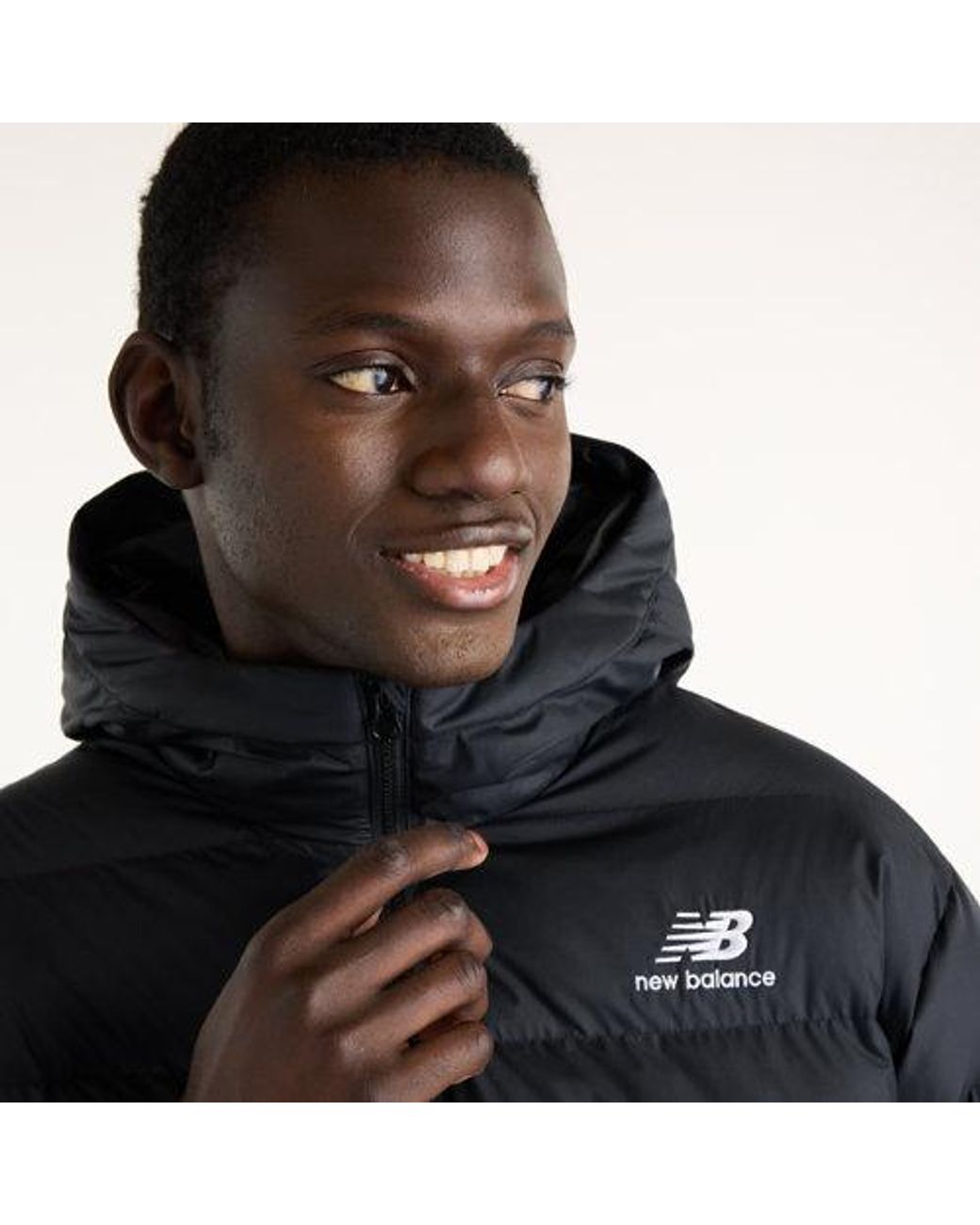 New Balance Blue Boston Puffer Jacket for men