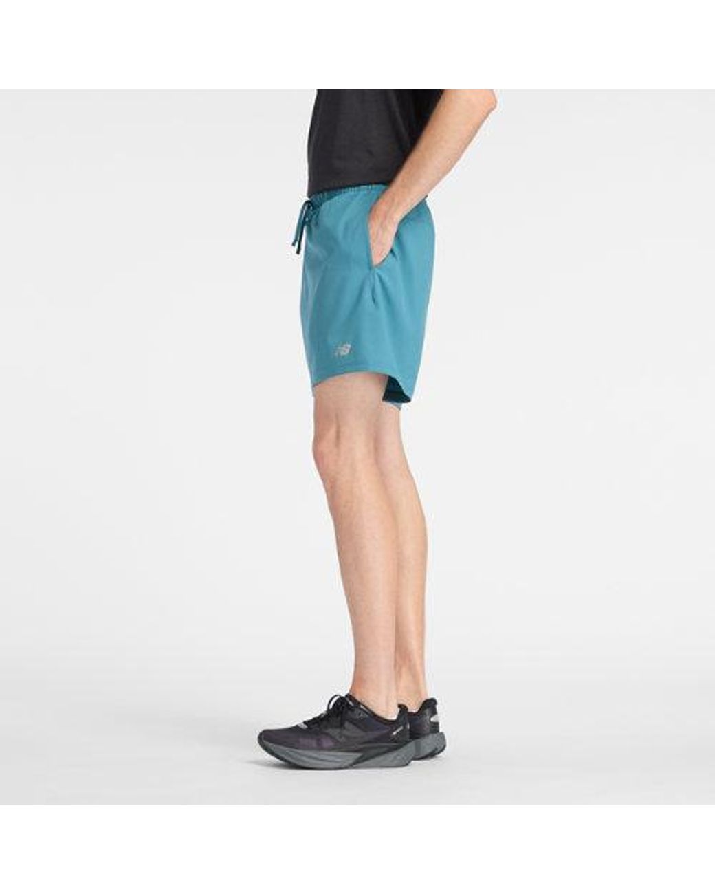 New Balance Blue Sport Essential Short 5" for men