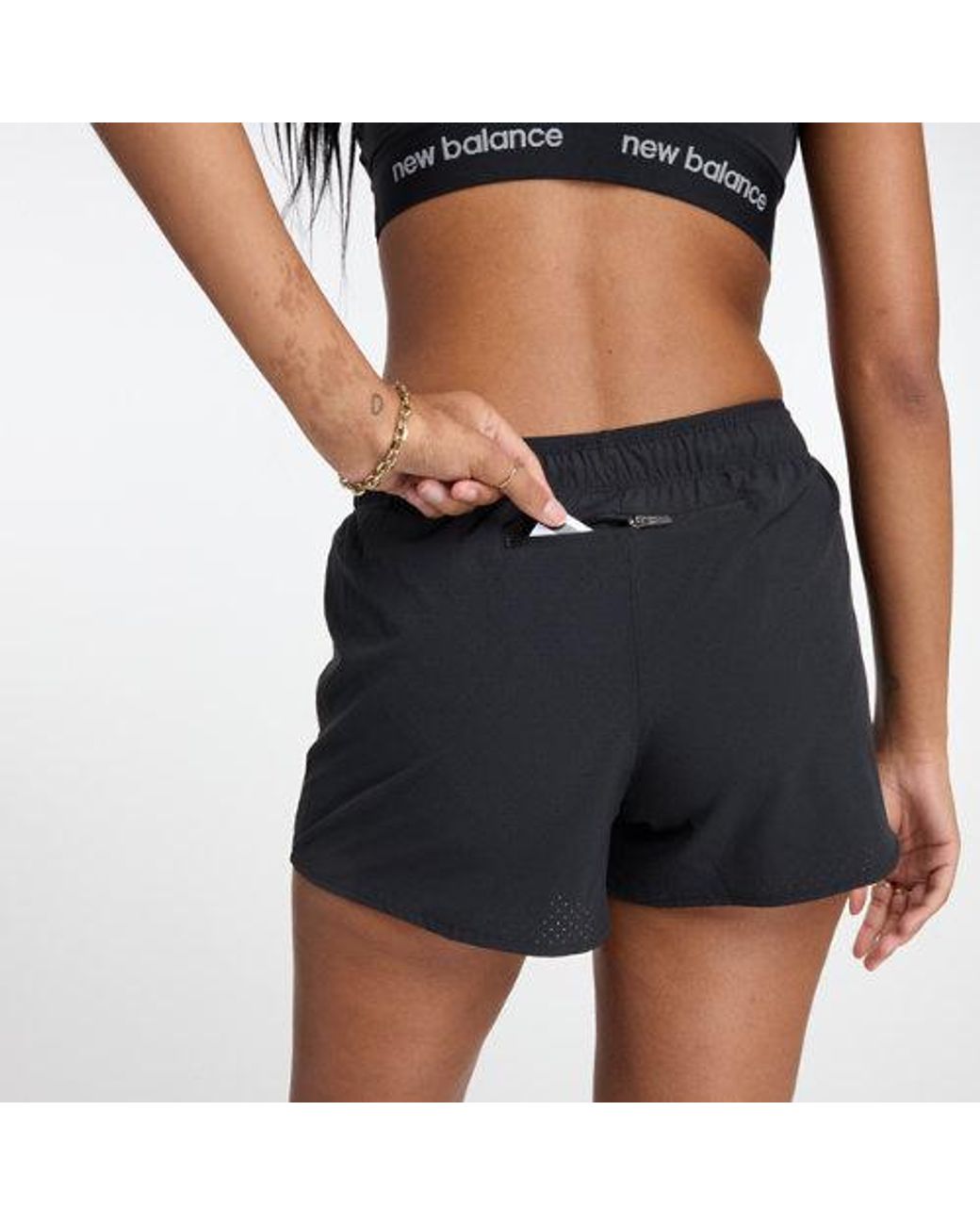 New Balance Blue Rc Short 3"