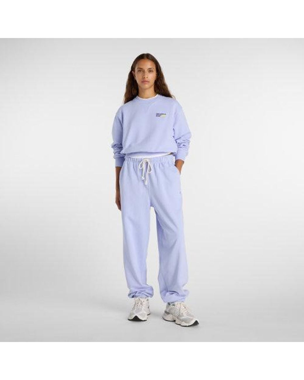 New Balance Purple Athletics French Terry Jogger