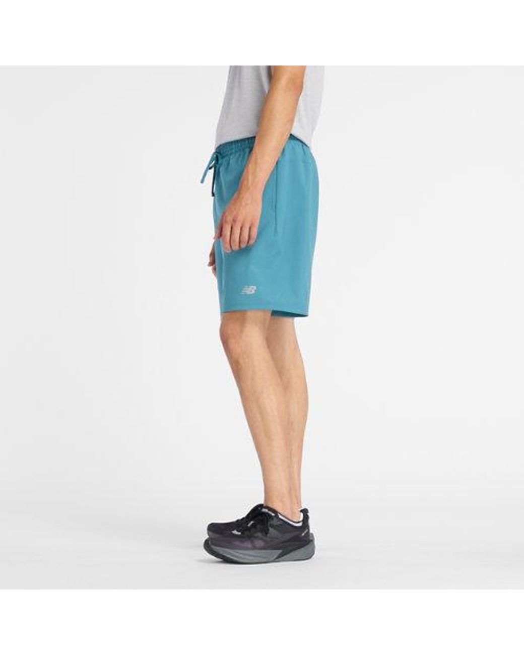 New Balance Blue Sport Essential Short 7" for men
