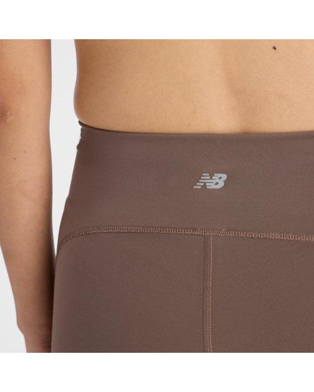 New Balance Brown Rc Pocket Legging 25"