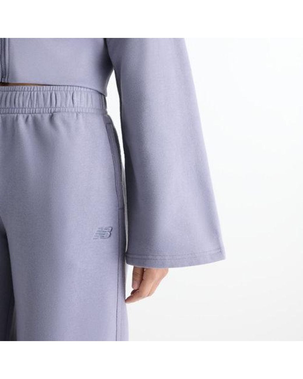 New Balance Blue Brushed Coastal Fleece Full Zip