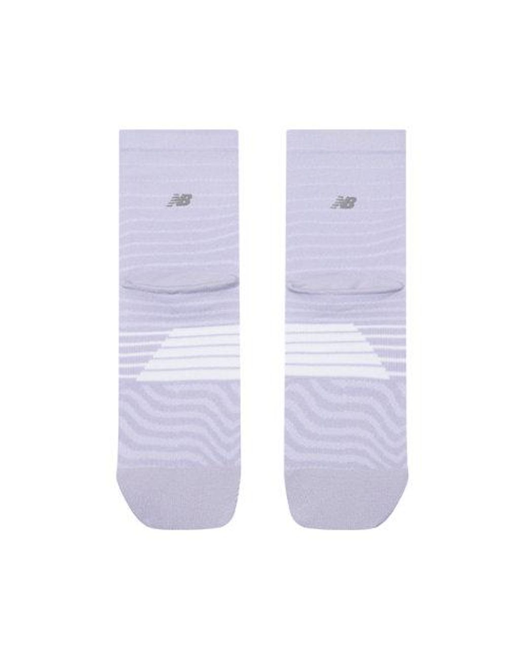 New Balance Purple Pro Run Qtr Socks 1 Pair