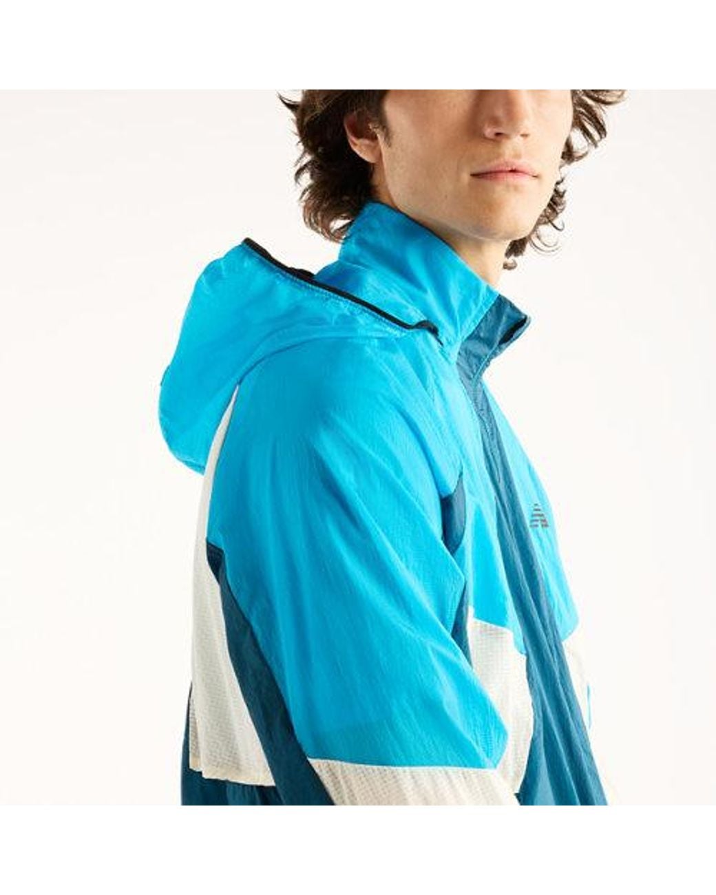 New Balance Blue Rc Jacket for men