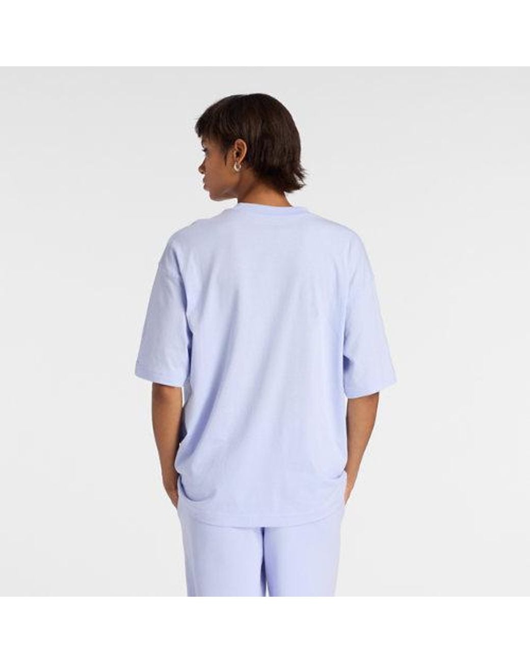 New Balance Blue Sport Graphic Oversized T-Shirt