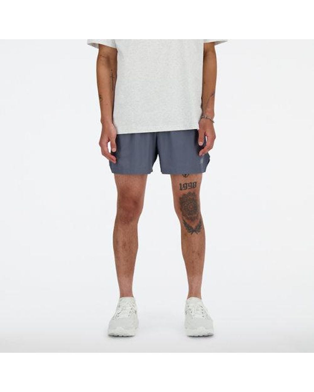 New Balance Blue Rc Short 5" for men