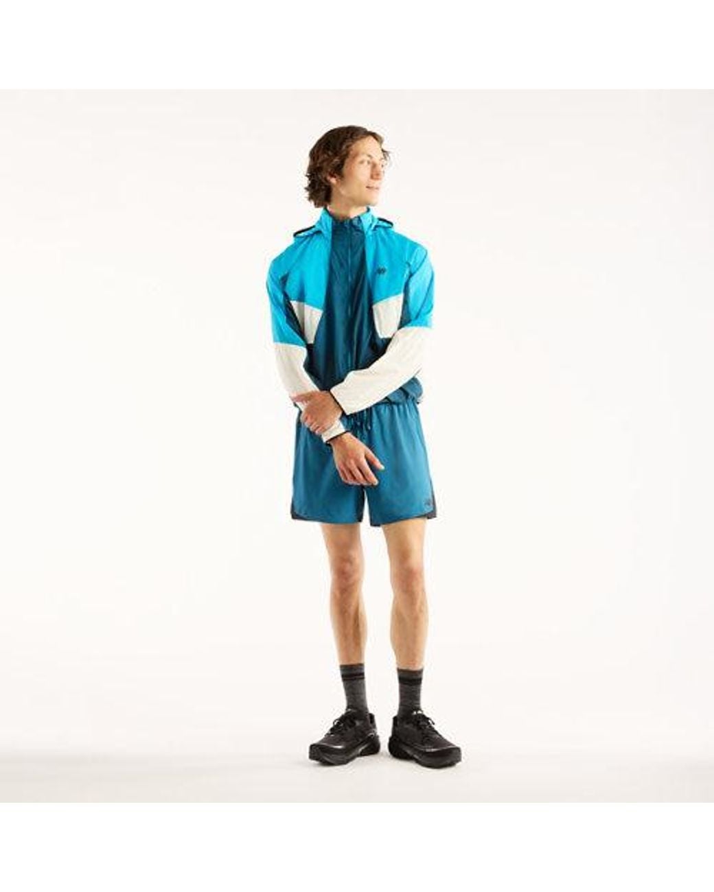 New Balance Blue Rc Jacket for men
