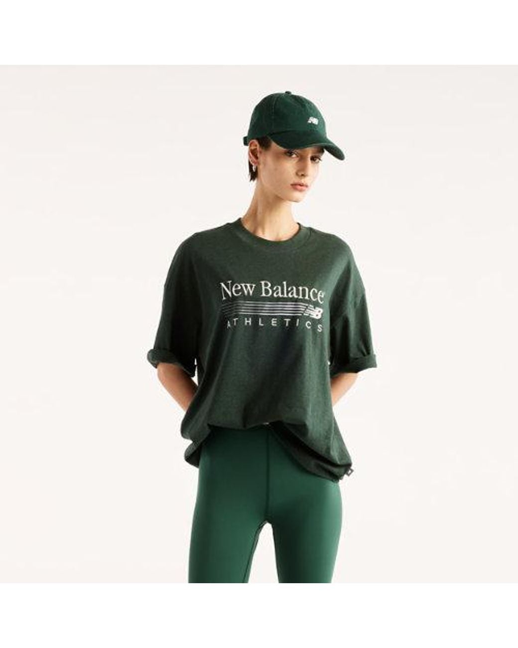 New Balance Green Trackside Oversized T-Shirt