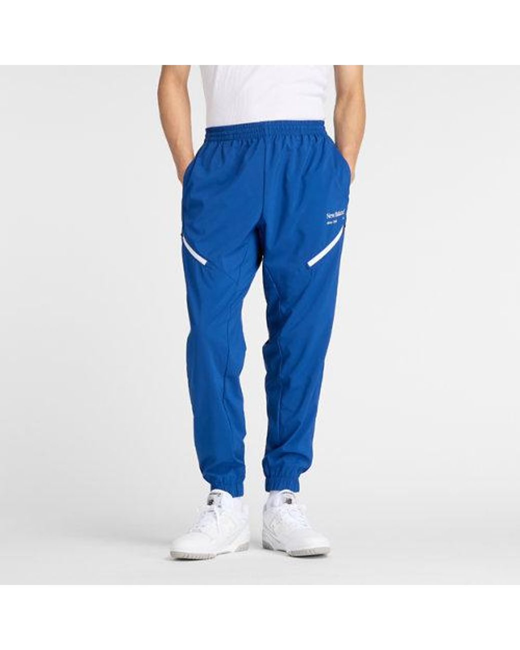 New Balance Blue Reimagined Woven Jogger for men