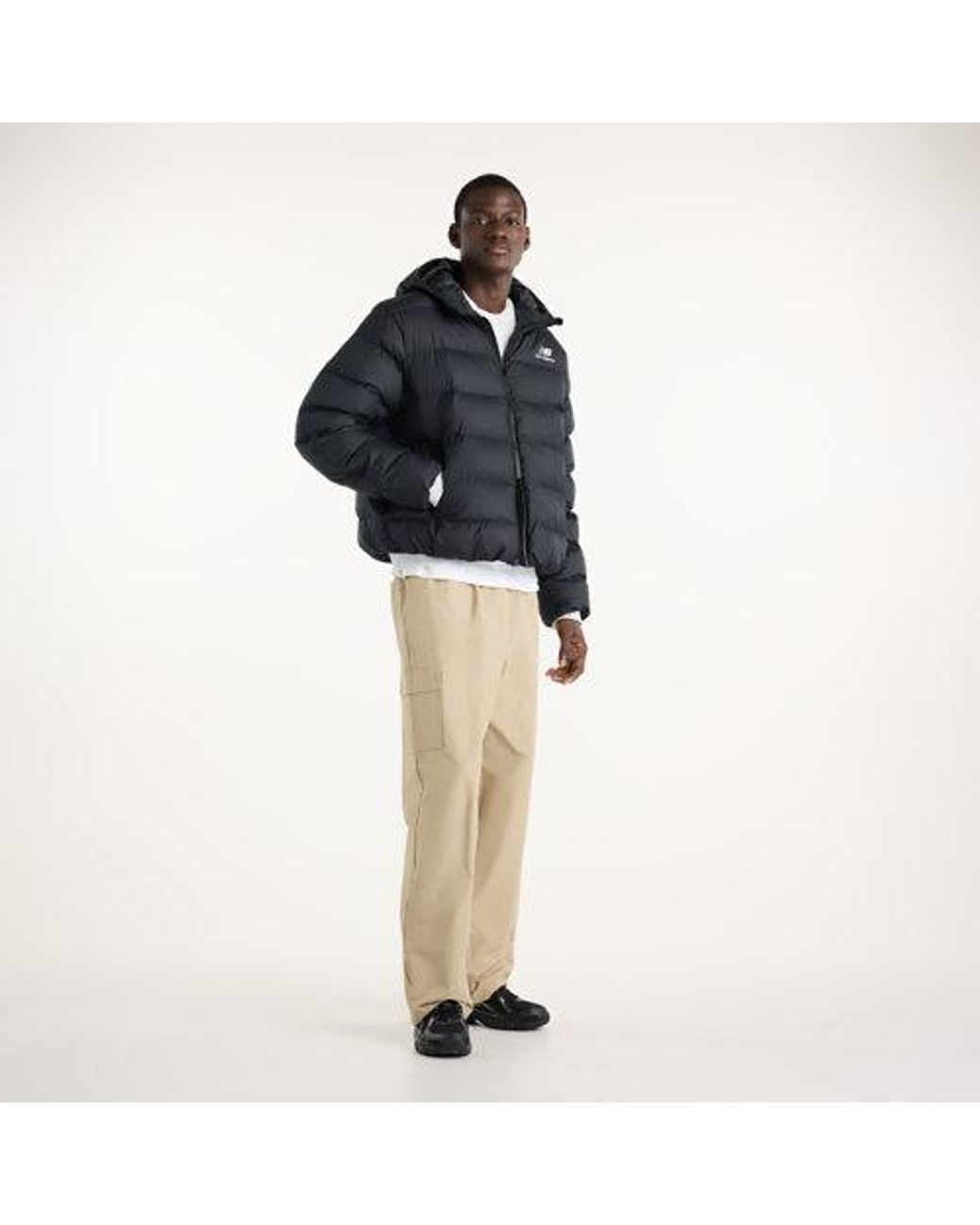New Balance Blue Boston Puffer Jacket for men
