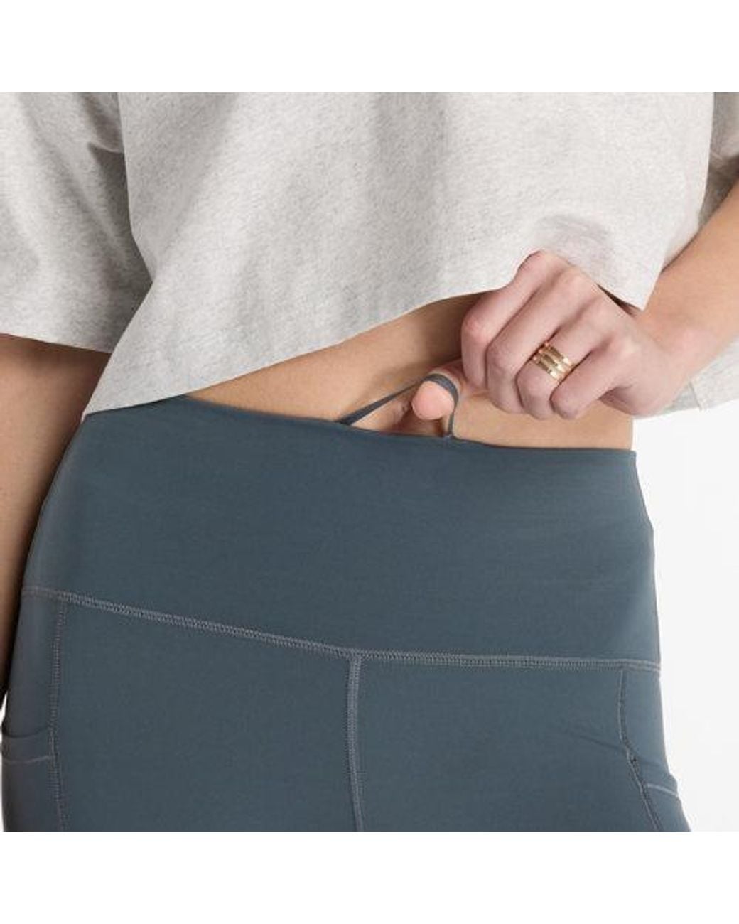 New Balance Blue Rc Pocket Legging 25"