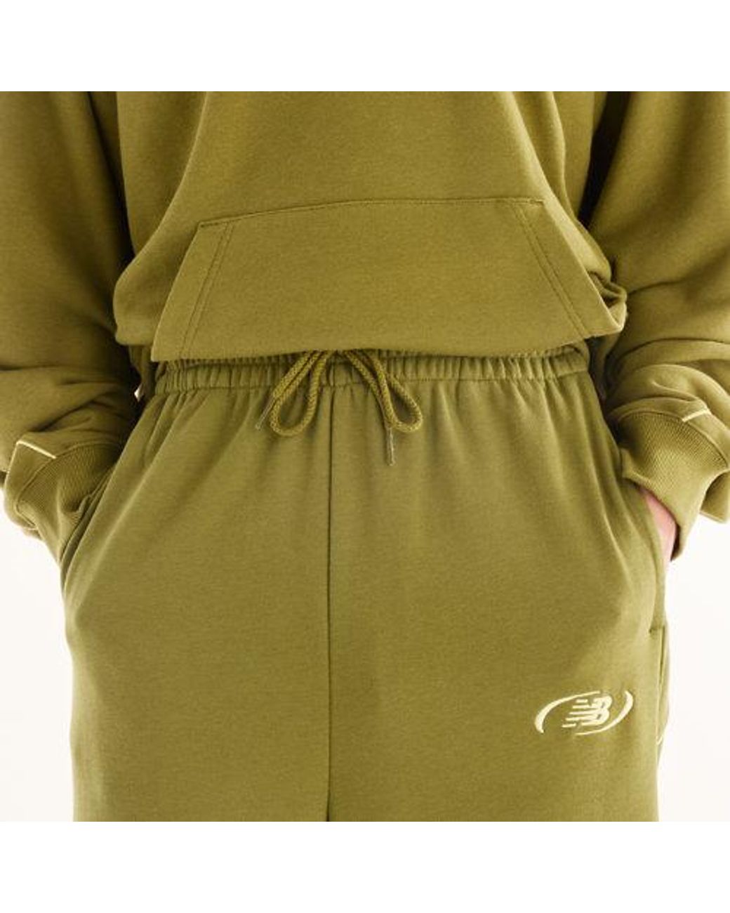 New Balance Green Trackside French Terry Pant for men