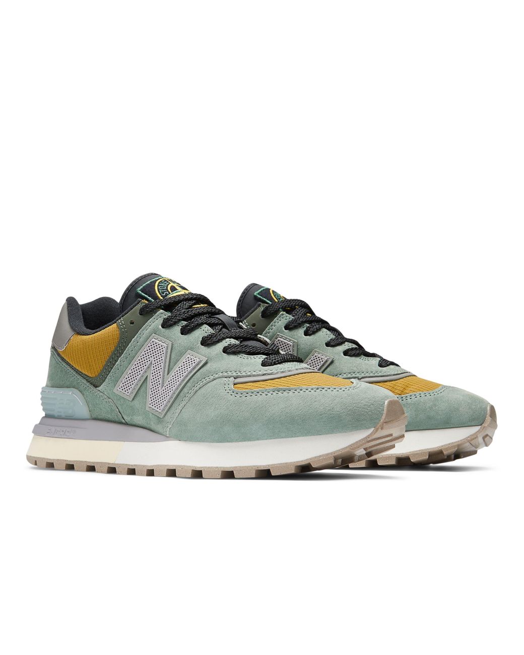 New Balance Stone Island X 574 Legacy In Suede mesh in Blue for Men Lyst UK
