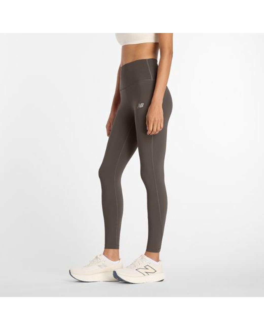 New Balance Gray Rc Legging 25"