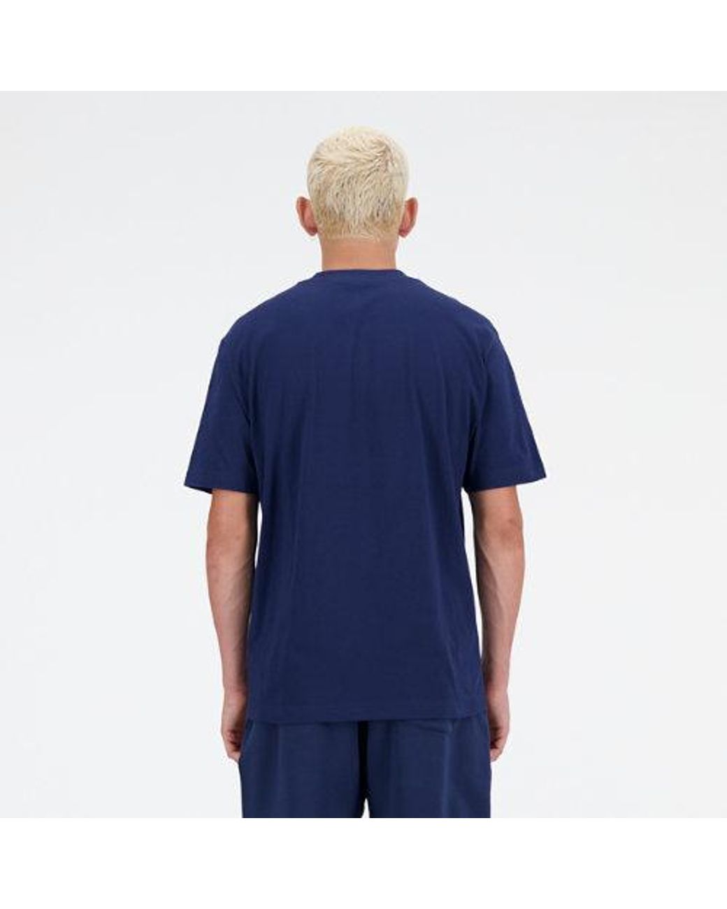 New Balance Blue Sport Essentials Logo T-shirt for men