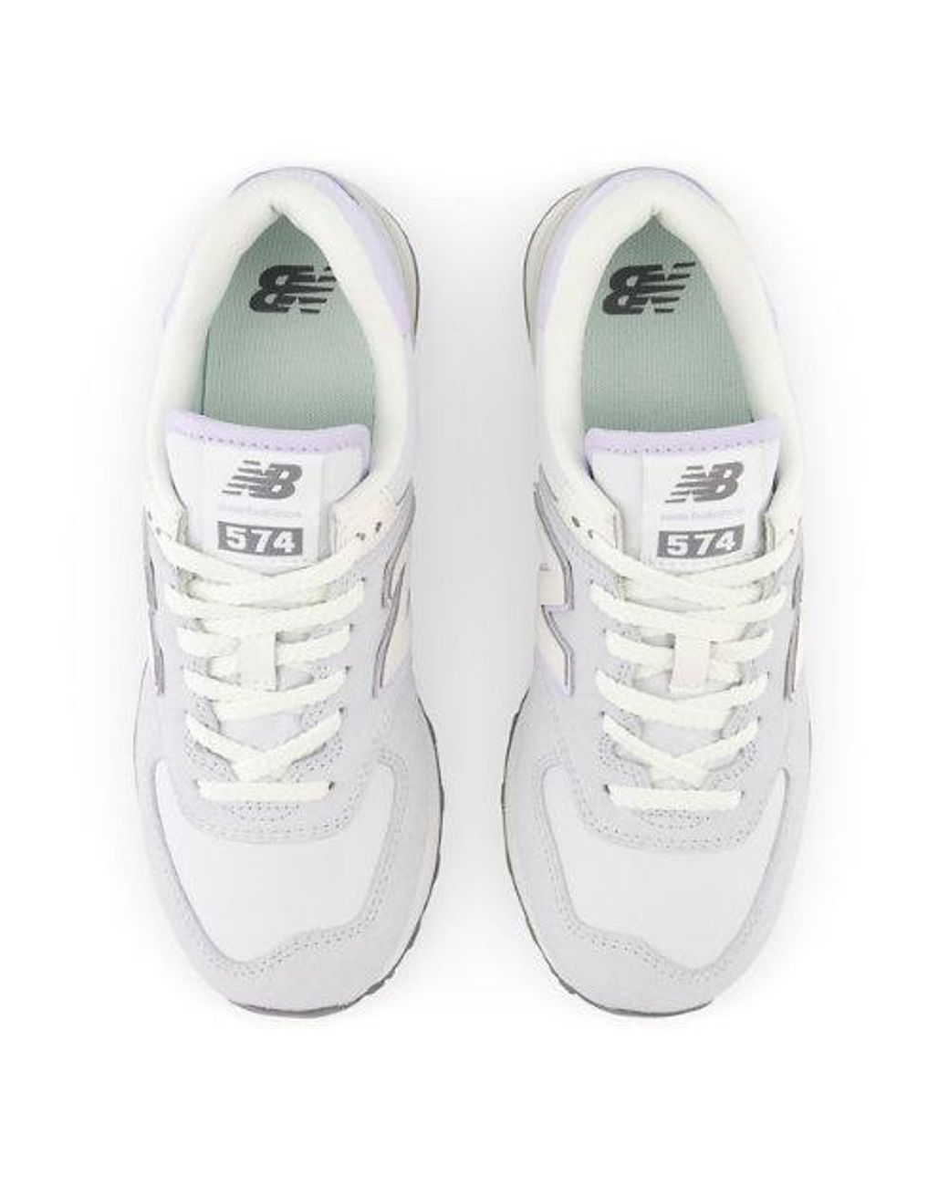 New Balance 574 in White Lyst UK