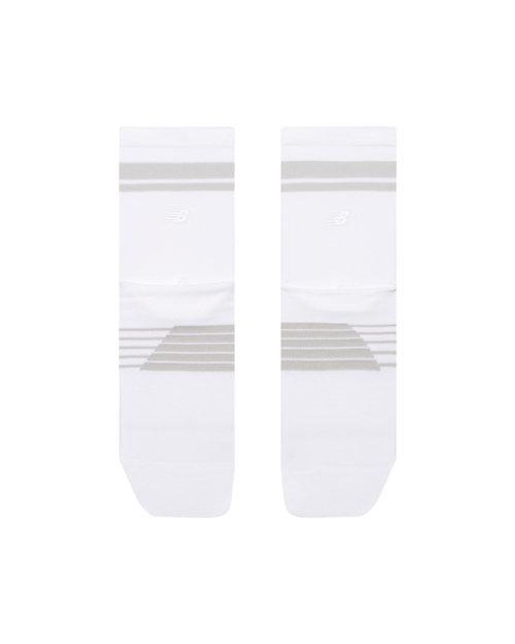 New Balance White Pro Run Qtr Socks 1 Pair