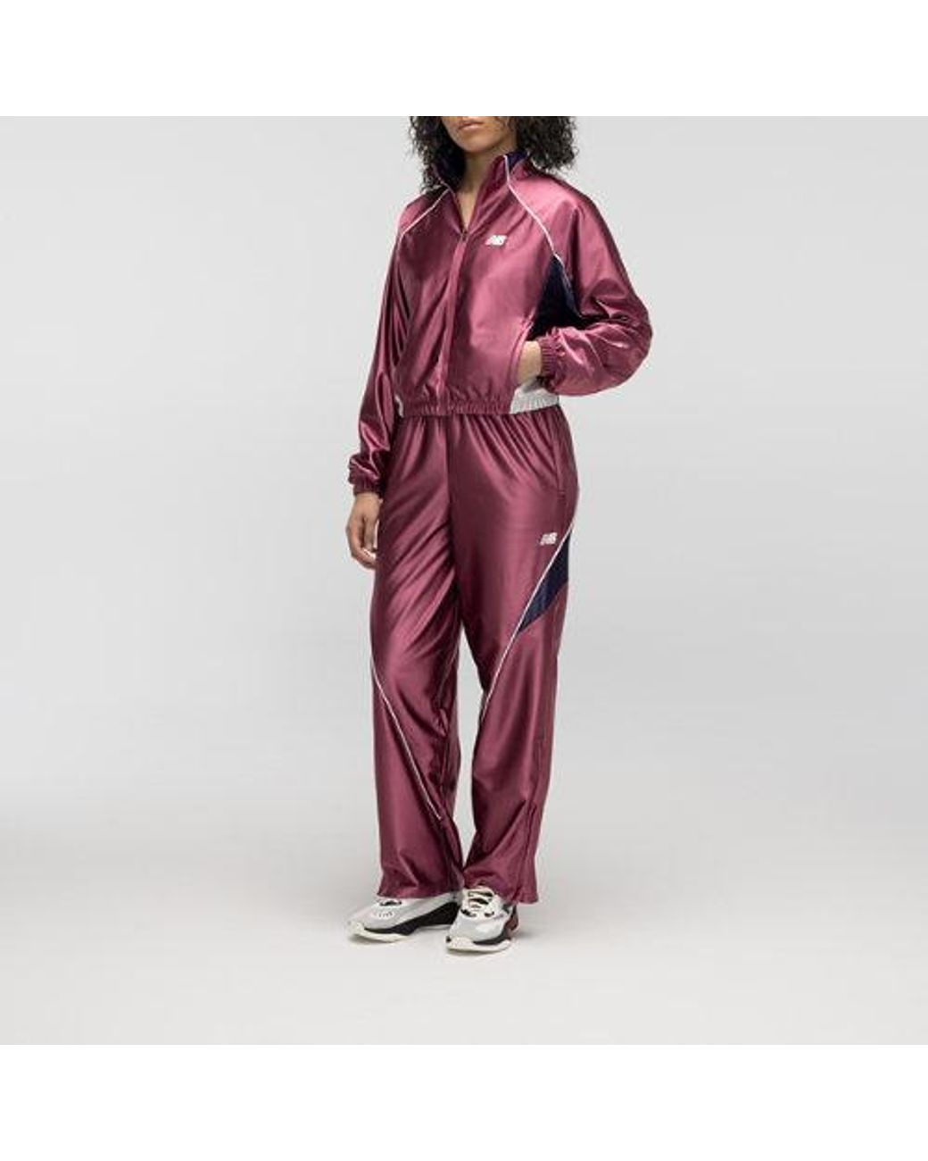 New Balance Red Basketball Track Jacket