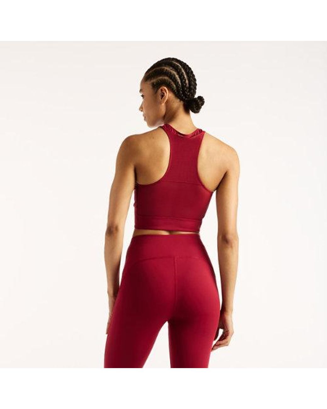 New Balance Red Rc Elite Storage Crop Tank