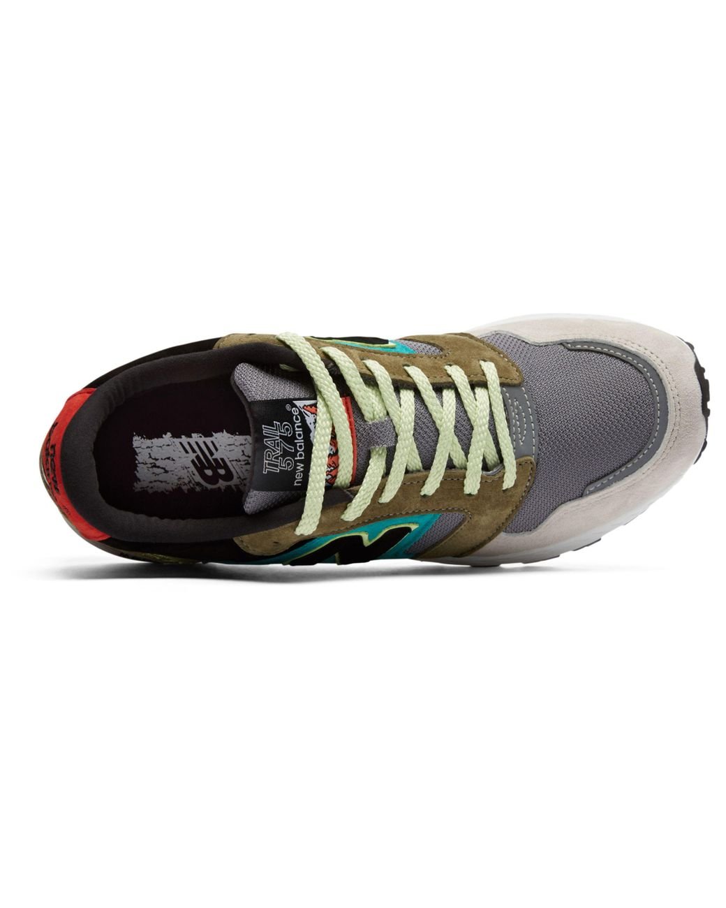 New Balance Mtl 575 St Made In Uk Grey With Green Black for New Balance Mtl 575 St Made In Uk Grey With Green Black for