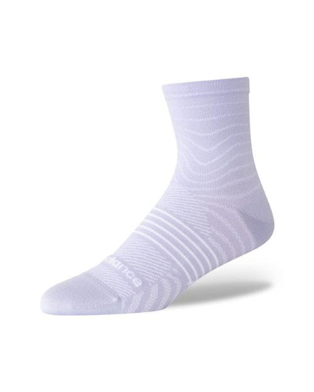 New Balance Purple Pro Run Qtr Socks 1 Pair