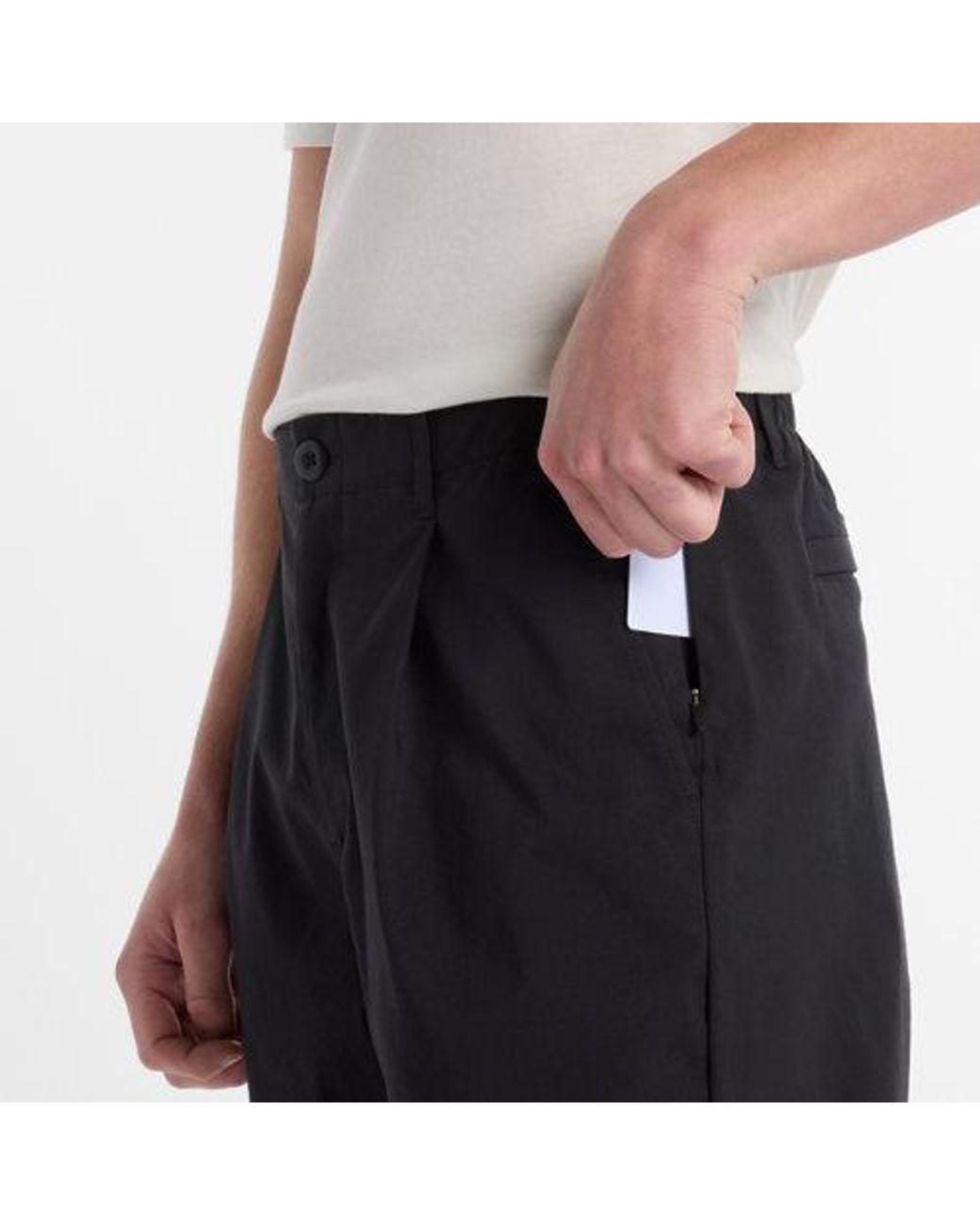 New Balance Black Athletics Relaxed Trouser for men