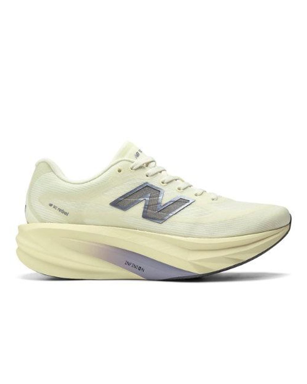 New Balance White Supercomp Rebel Running Shoes