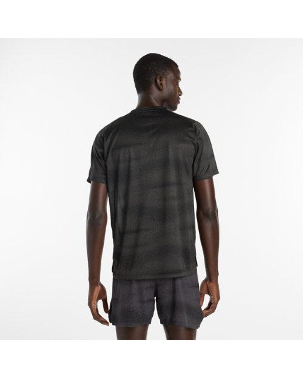 New Balance Black Rc Essential Printed T-Shirt for men