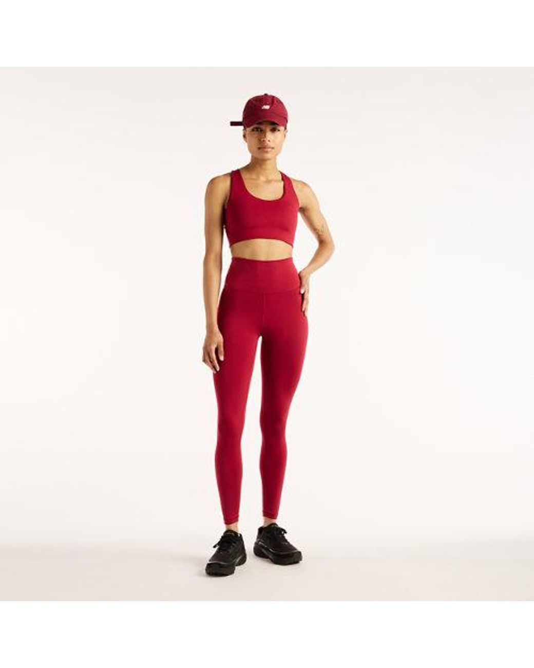 New Balance Red Nb Define Train Bra