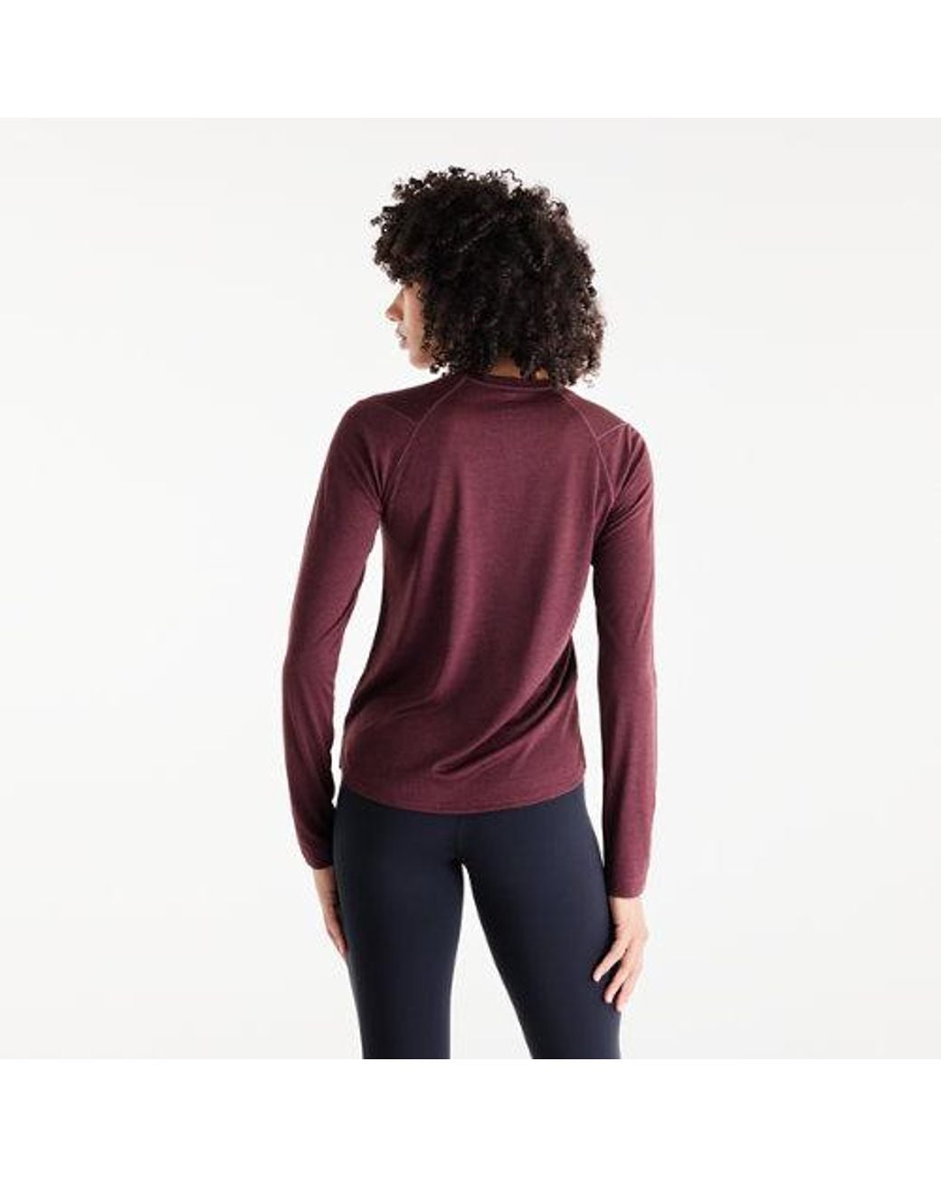 New Balance Purple Rc Essential Long Sleeve