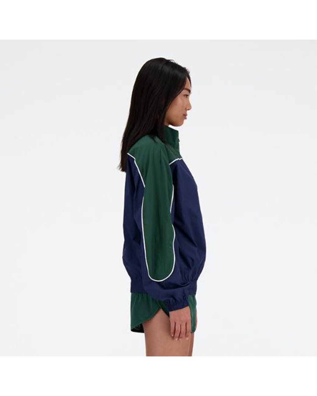 New Balance Sportswear's Greatest Hits Woven Jacket in Blue