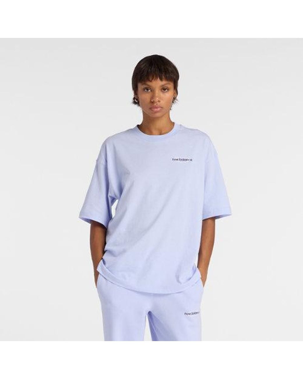 New Balance Blue Sport Graphic Oversized T-Shirt