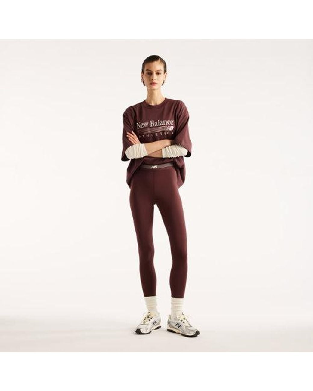 New Balance Red Ac Legging 25"