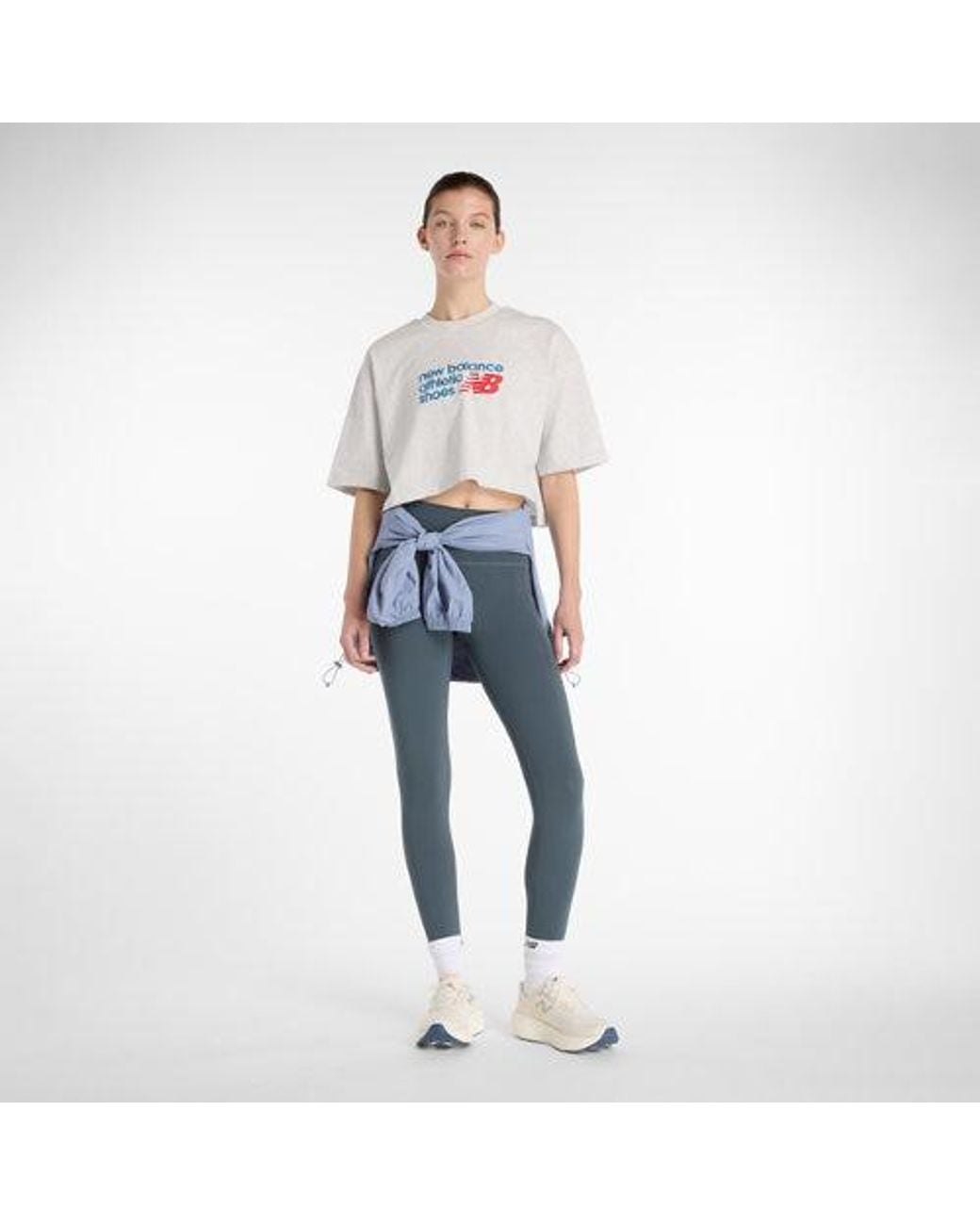 New Balance Blue Rc Pocket Legging 25"