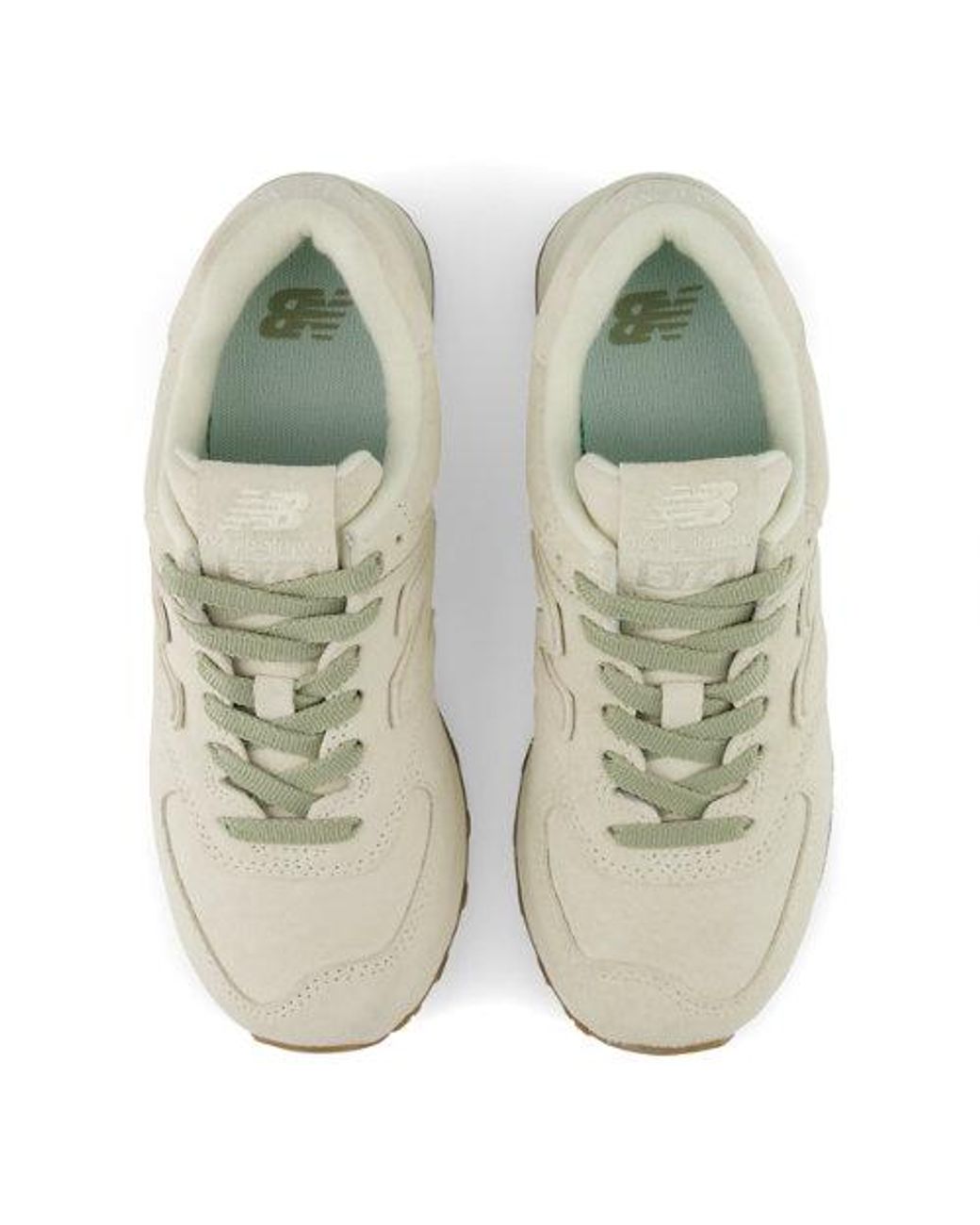New Balance White 574