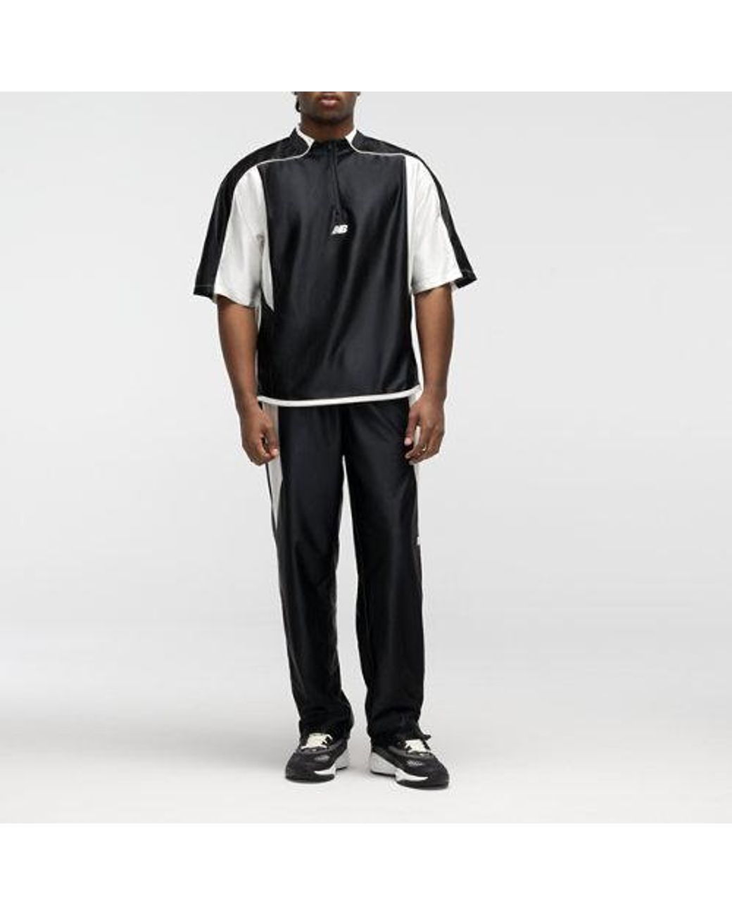 New Balance Black Basketball Warmup Shooting Top for men