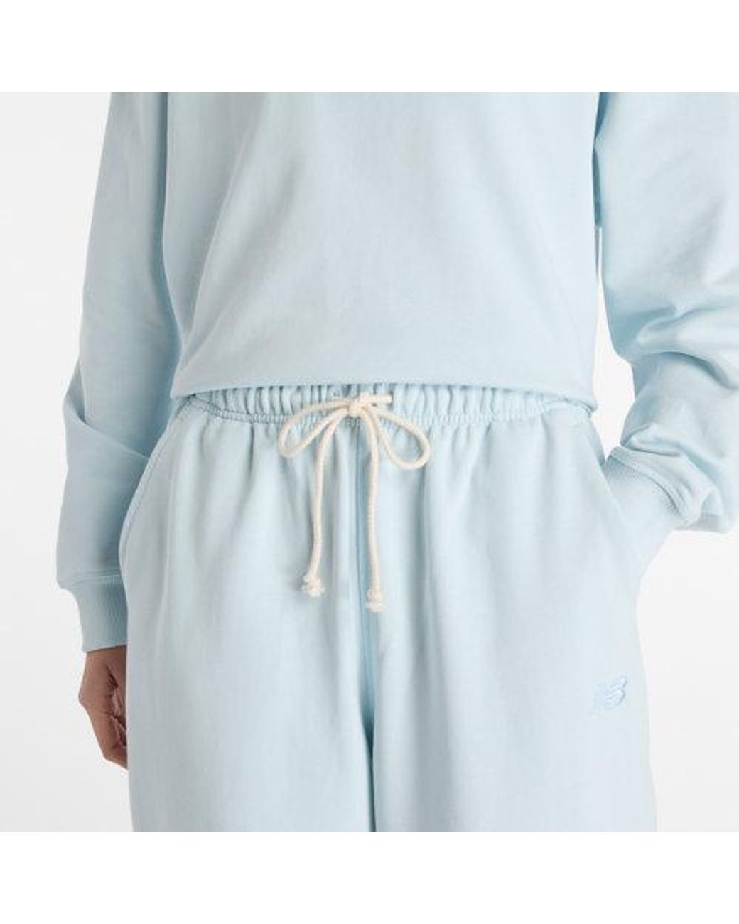 New Balance Blue Athletics French Terry Jogger