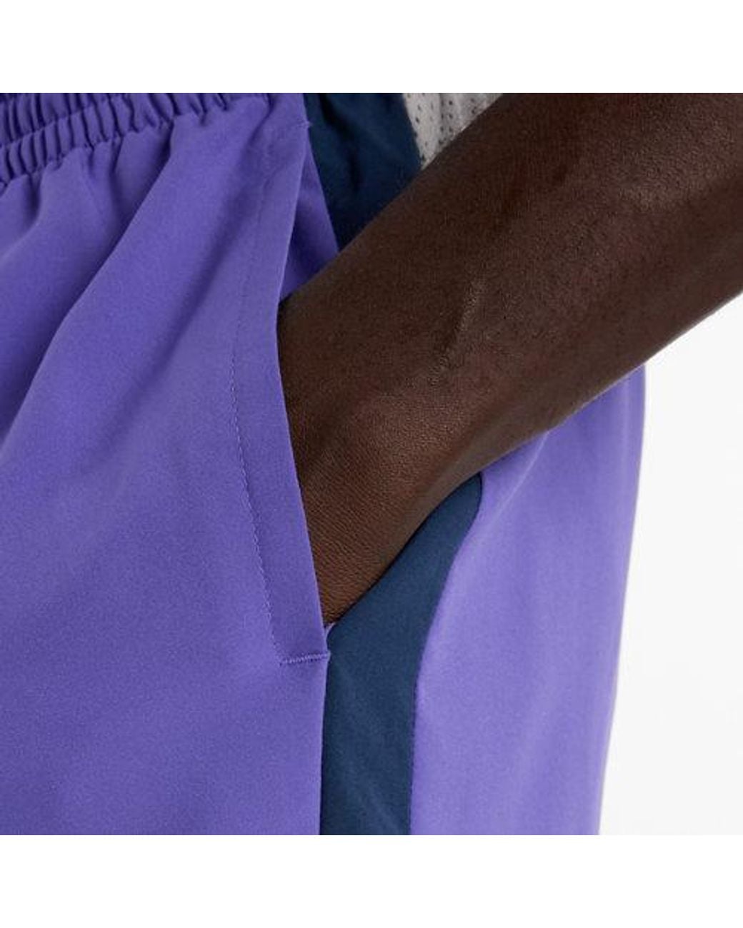 New Balance Purple Fast Days Short 5" for men